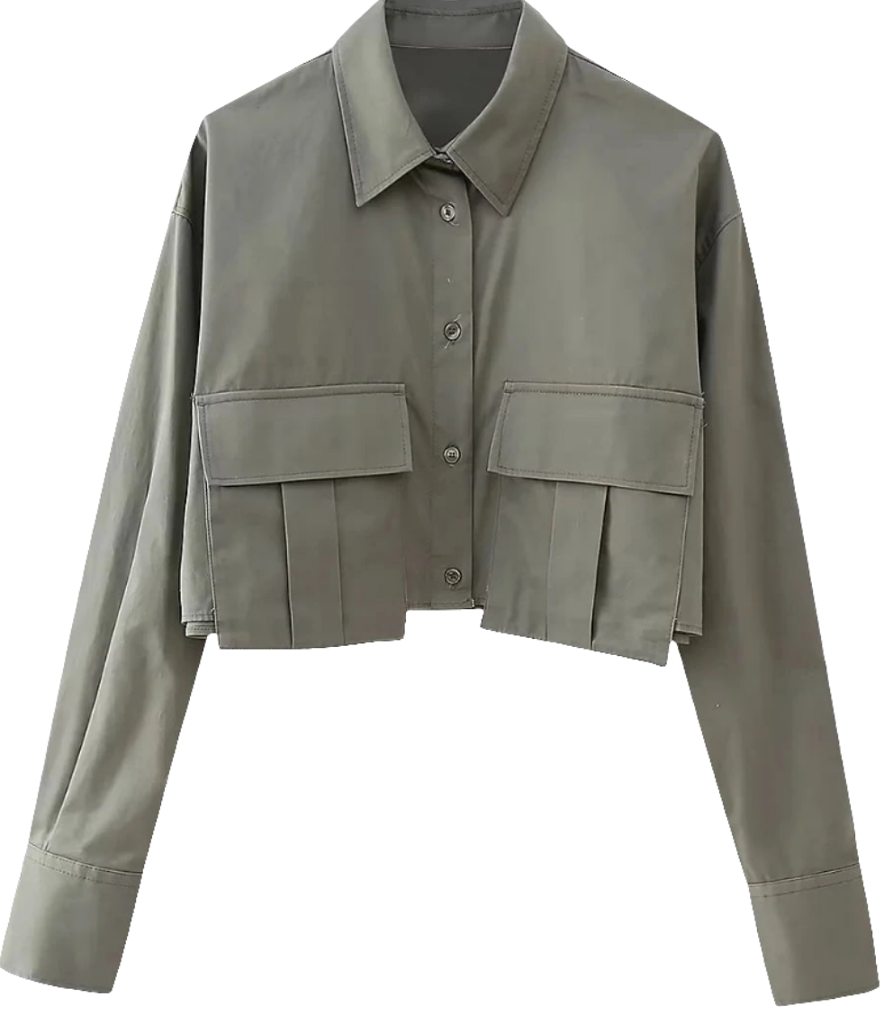 Dark Gray Windbreaker Shirt – Find Your Style & Buy Confidently with Virtual Try-On!