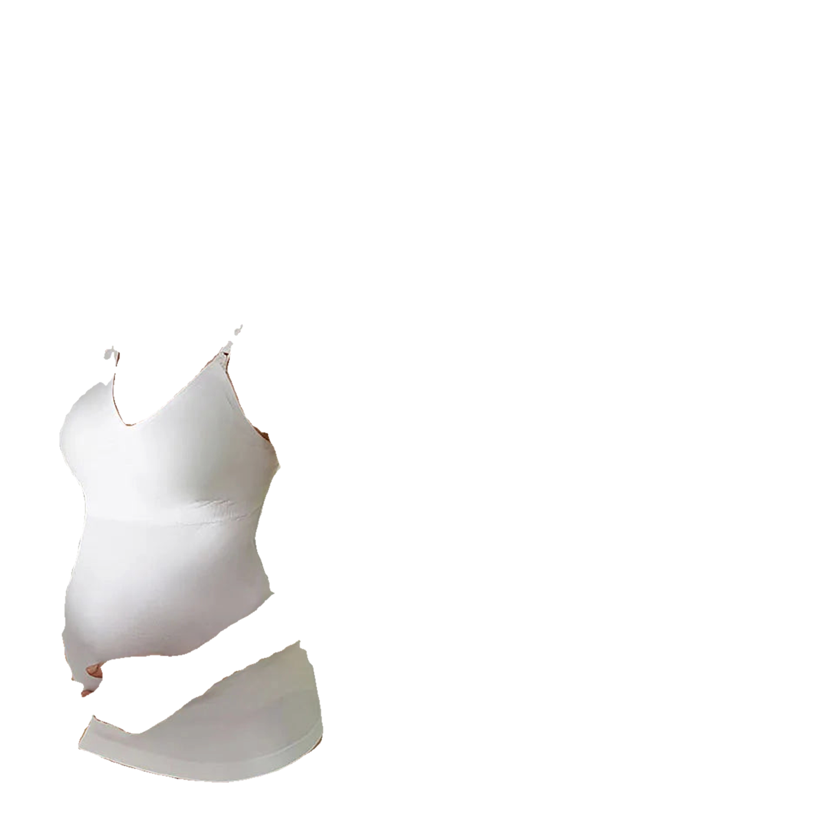 Maternity Nursing Long Camisole with Front Opening Padded Bra for Comfort Breastfeeding and Postpartum Support Women Bralette (Preprocessed)