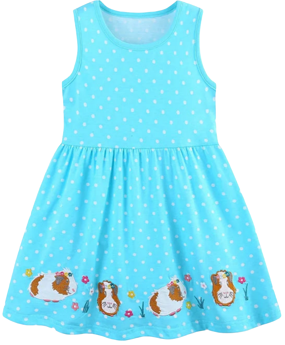 Summer Princess Dresses with Cute Embroidery -Try Virtually, Buy Confidently!