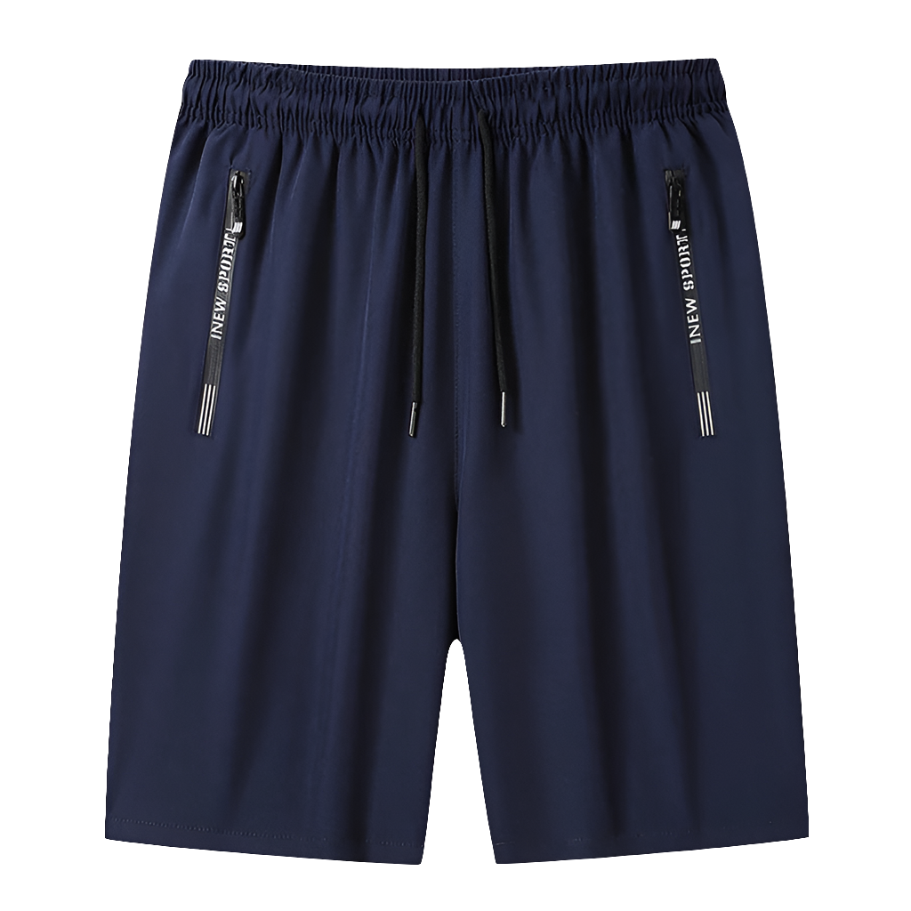 Men’s Quick-Dry Summer Board Shorts with Zipper Pockets – Perfect for Beach, Gym, and Running
