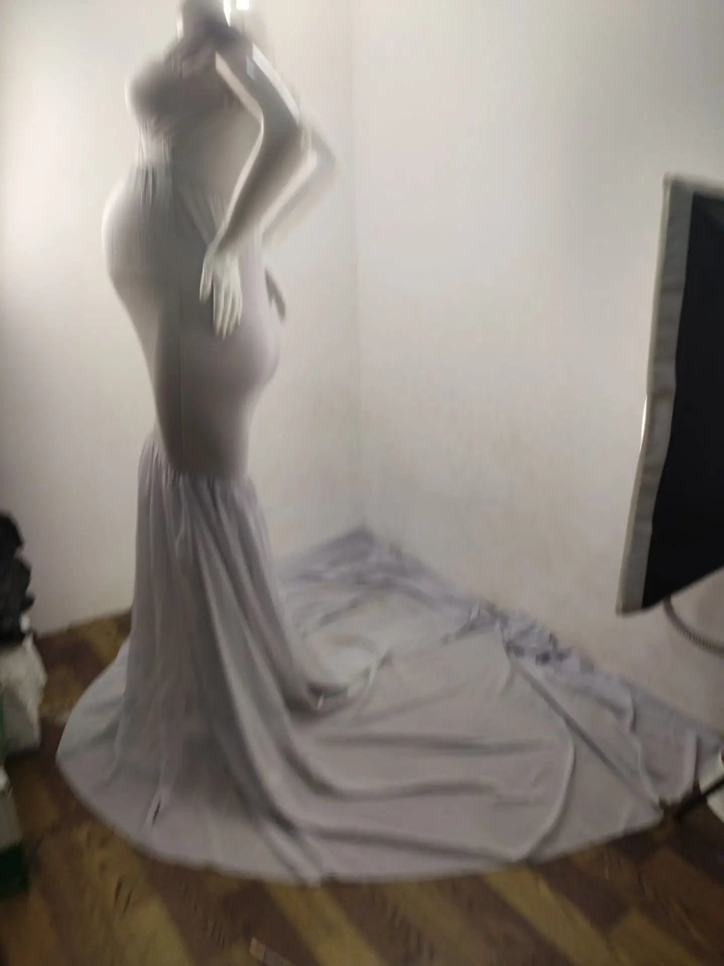 Long Maternity Photography Props Pregnancy Dress For Photo Shooting Off Shoulder Pregnant Dresses For Women Maxi Maternity Gown