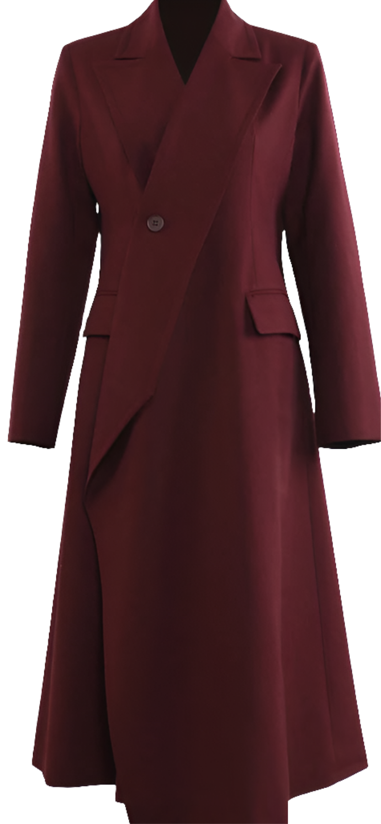 EAM Red Blazer - Women's Red Blazer Spring Fashion, Virtual Try-On with Strylez App (NZ)