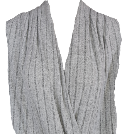 Ribbed Knit Tank Top For Summer With Wrap Neckline