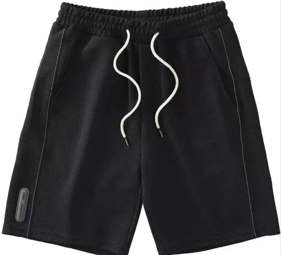 Men's Breathable Waffle Fabric Shorts - Loose Summer Casual, New Zealand | Strylez Virtual Try-On
