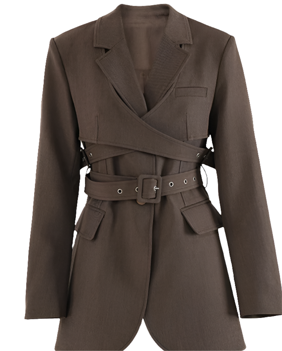 Try On the 2025 BZVW Blazer Virtually – Stylish, Belted, and Perfect for Autumn!