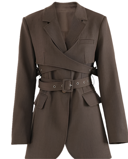 Try On the 2025 BZVW Blazer Virtually – Stylish, Belted, and Perfect for Autumn!