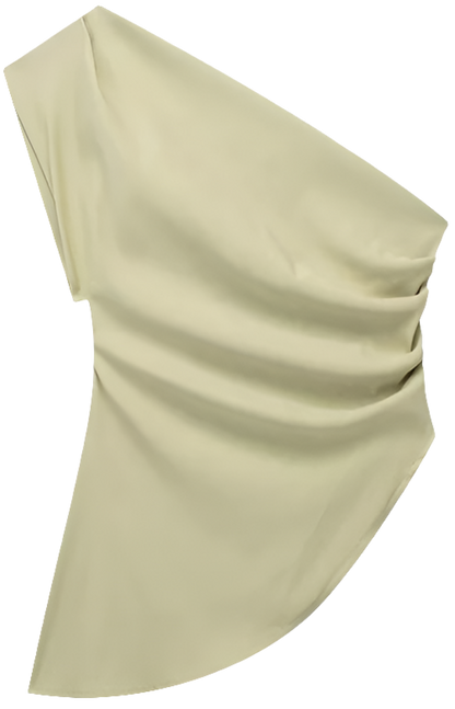 Discover the 2023 Asymmetric Off-Shoulder T-Shirt - Try it now in our virtual mirror