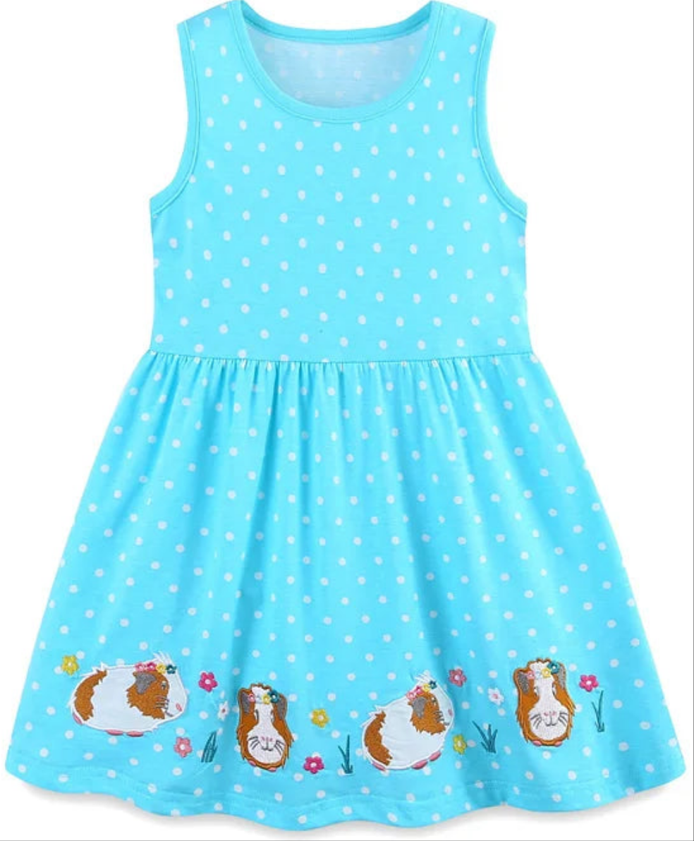 Summer Princess Dresses with Cute Embroidery -Try Virtually,  Buy Confidently!