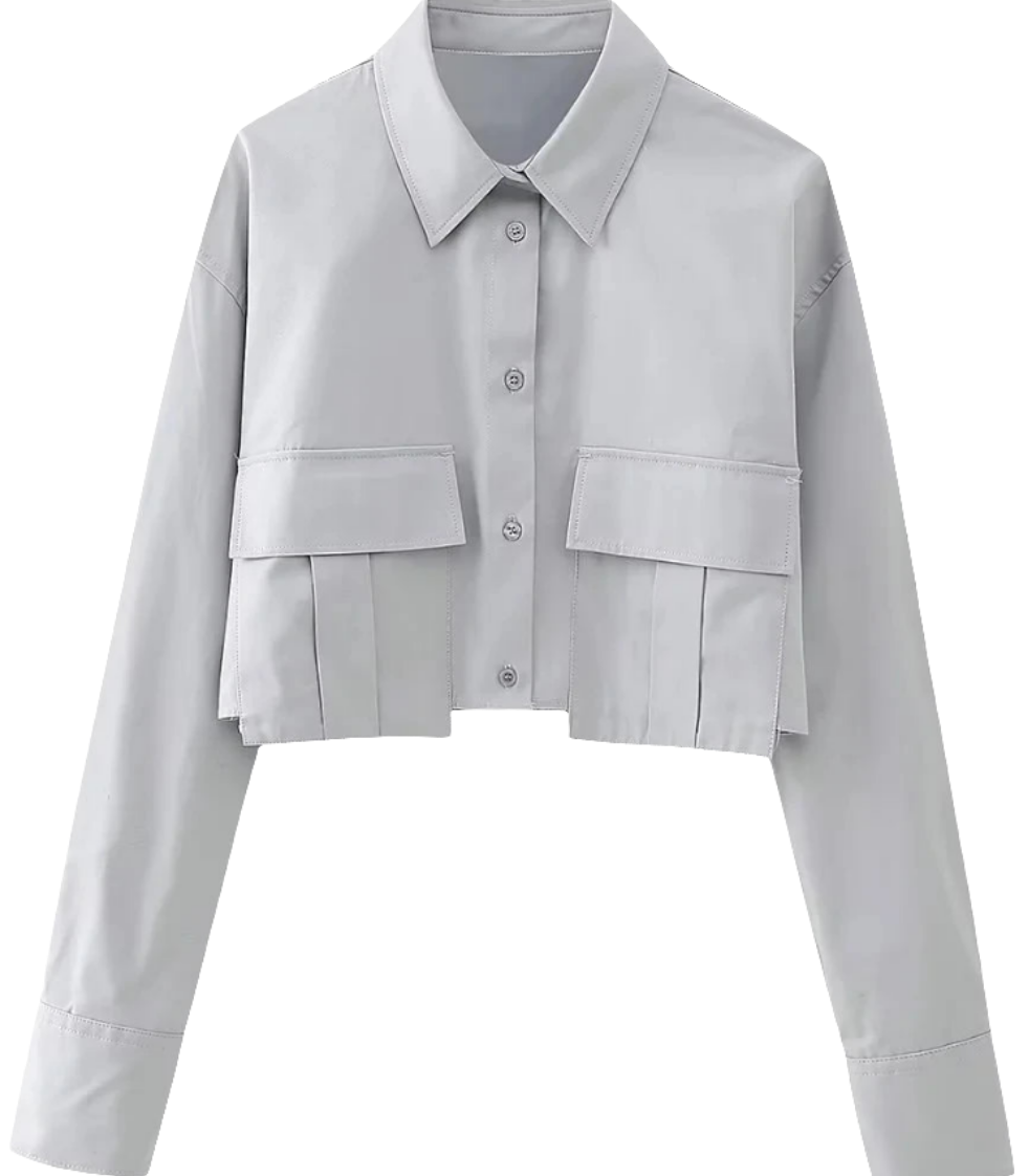 Grey Windbreaker Shirt - Strylez Virtual Try-On App (NZ) | Lightweight Jacket, Online Fashion NZ