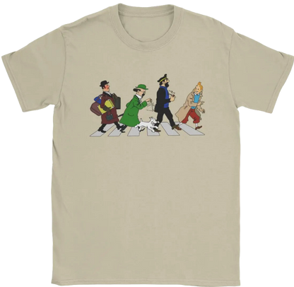 Captain Haddock Cartoon Men’s 100% Cotton Cool Short Sleeve T-Shirt 6XL