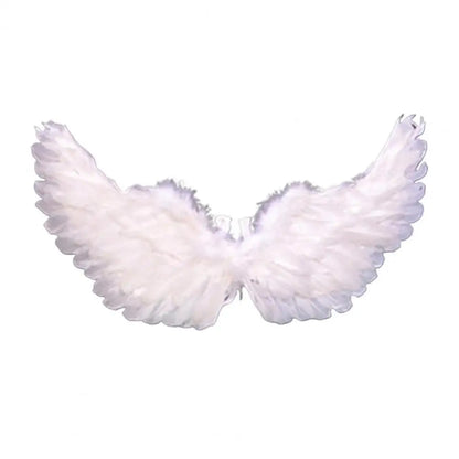Angel Wings Colorful Feather Wings for Photography Props Cosplay Elastic Straps Kids Adult Wedding Halloween Christmas Birthday