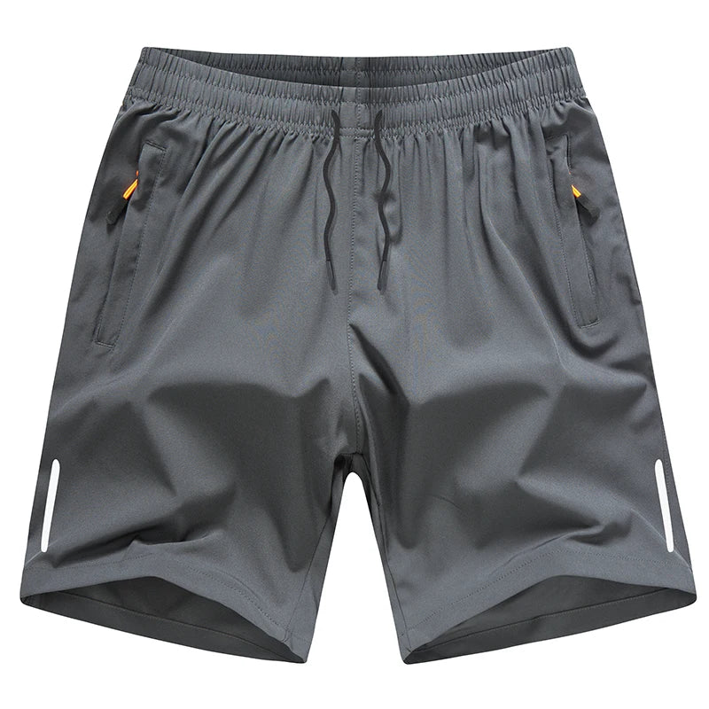 Men’s Quick-Dry Summer Board Shorts with Zipper Pockets – Perfect for Gym, Beach & Running