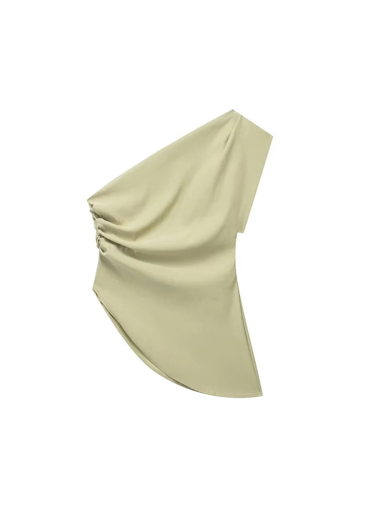 Discover the 2023 Asymmetric Off-Shoulder T-Shirt - Try it now in our virtual mirror