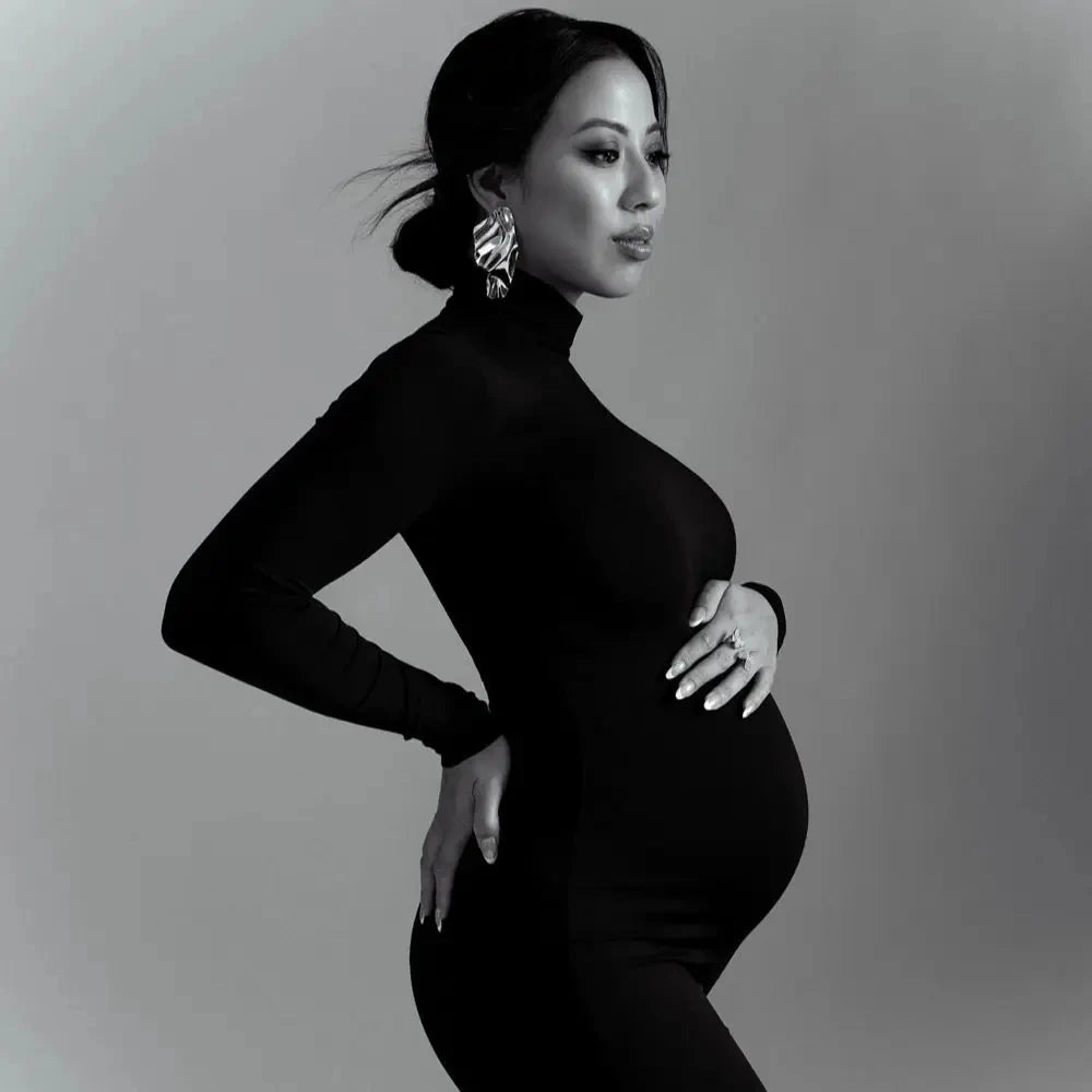 Maternity Dresses Pregnancy Women Maxi Long Dresses Clothes for Pregnant Babyshower Props