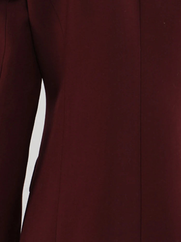 EAM Red Blazer - Women's Red Blazer Spring Fashion, Virtual Try-On with Strylez App (NZ)