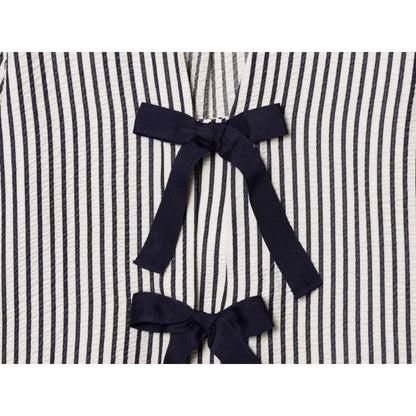 Woman Blouses Striped Chic Women Blouse Ladies Women's Top Pulovers Female Summer Short Sleeve Chiffon Pretty Office Wear