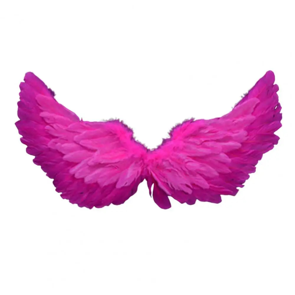 Angel Wings Colorful Feather Wings for Photography Props Cosplay Elastic Straps Kids Adult Wedding Halloween Christmas Birthday
