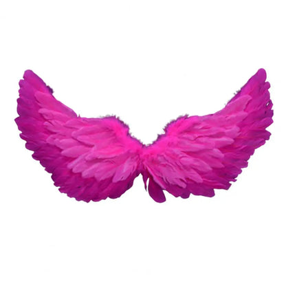 Angel Wings Colorful Feather Wings for Photography Props Cosplay Elastic Straps Kids Adult Wedding Halloween Christmas Birthday
