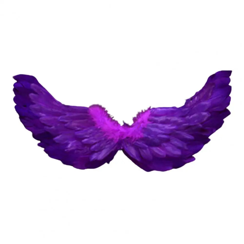 Angel Wings Colorful Feather Wings for Photography Props Cosplay Elastic Straps Kids Adult Wedding Halloween Christmas Birthday