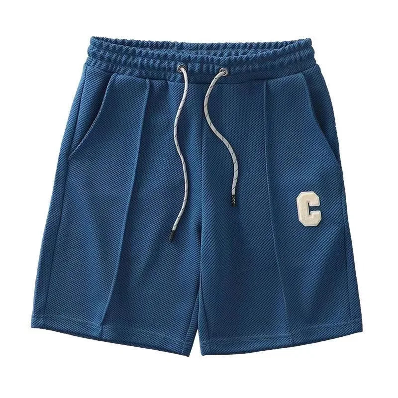 Men's Breathable Waffle Shorts – Summer Casual, Loose Fit, Cool Style | New Zealand | Strylez Virtual Try-On