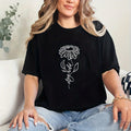 Women's Black Summer Tee – Dog Paw & Heart Print, Plus Size (NZ) | Strylez Virtual Try-On App