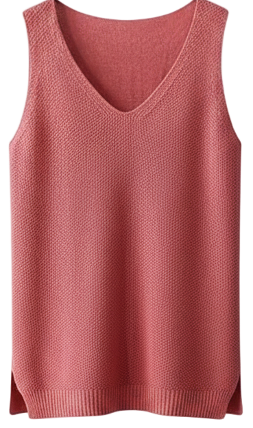 Women's Summer Sleeveless Knitted Blouse Top - V-Neck, 2024 Fashion | NZ Strylez Virtual Try-On, Blusas Mujer de Moda