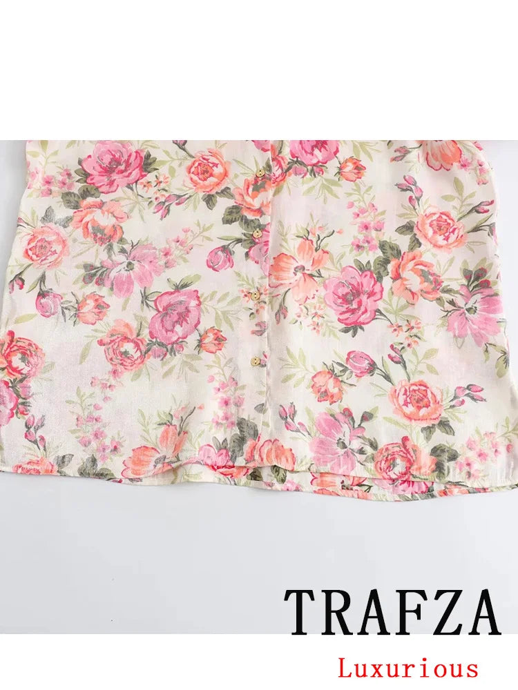 TRAFZA Vintage Blouse – Virtual Try-On with Strylez App (New Zealand) | Online Women's Vintage Top