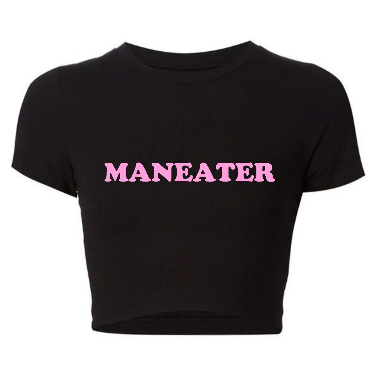 Maneater Vintage Crop Tee – Try On Virtually & Buy Confidently!