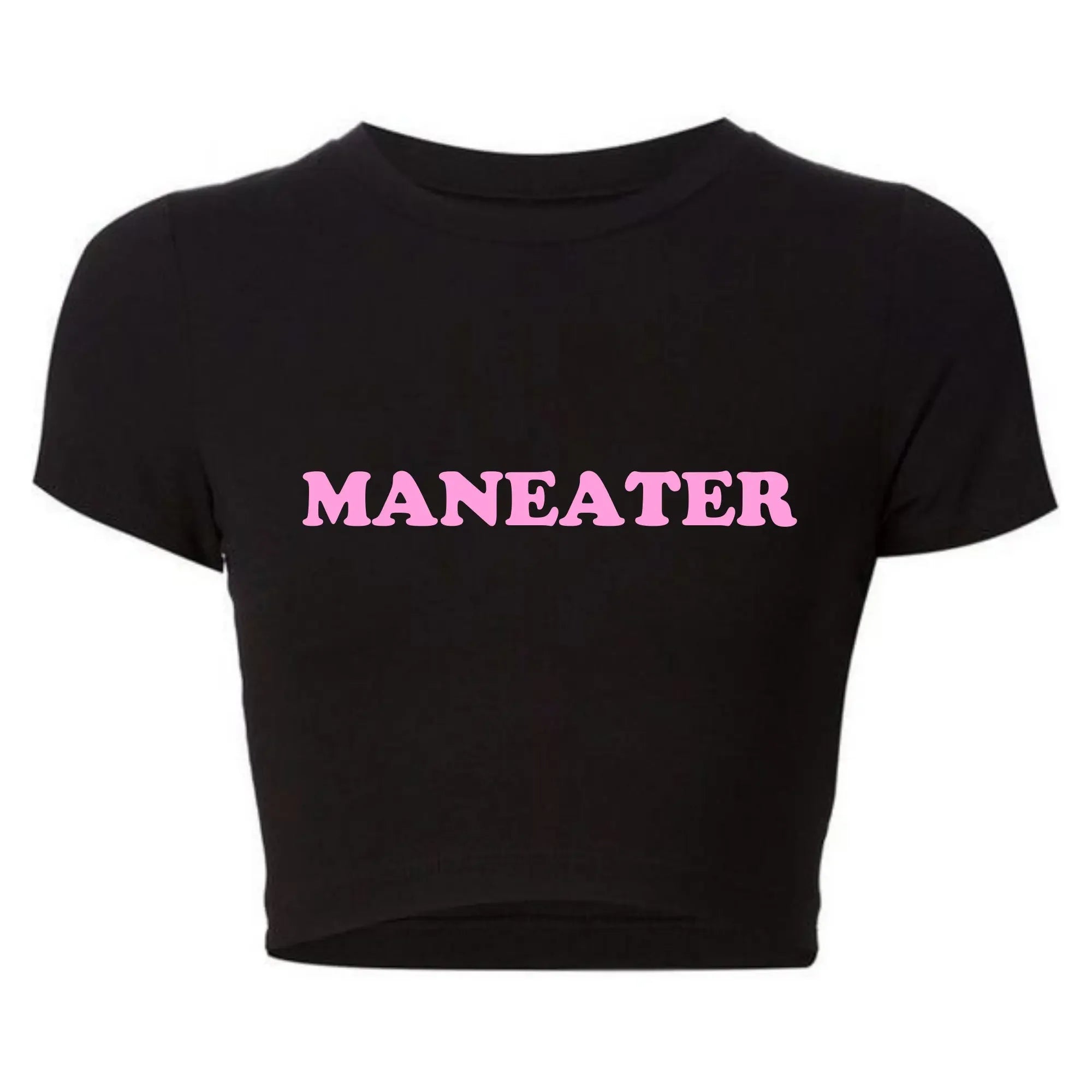 Maneater Vintage Crop Tee - Women's Crop Top | Strylez Virtual Try-On in New Zealand | Shop Online & Buy Confidently