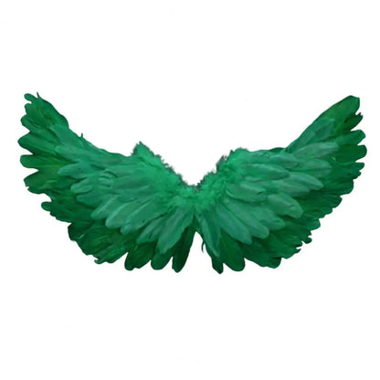 Angel Wings Colorful Feather Wings for Photography Props Cosplay Elastic Straps Kids Adult Wedding Halloween Christmas Birthday