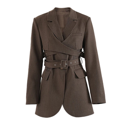 Try On the 2025 BZVW Blazer Virtually – Stylish, Belted, and Perfect for Autumn!