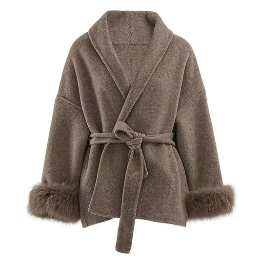 Try On This Chic Double-Sided Wool Fur Coat Online using Our Virutal Mirror — Warmth Meets Glamour!