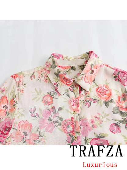 Buy Confidently: Try TRAFZA Vintage Blouse Virtually to Find Your Perfect Style!