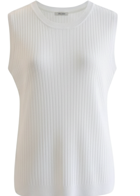Summer Sleeveless O-Neck Knitted Top for Women - Sleeveless Blouse, Knit Shirt, Women's Tops NZ | Strylez Virtual Try-On