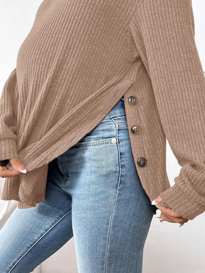 Maternity Clothes Premama Long Sleeve Blouse Fall Winter Loose Pregnant Women O-Neck Sweater T-Shirts Sweatshirt Pullover Tops