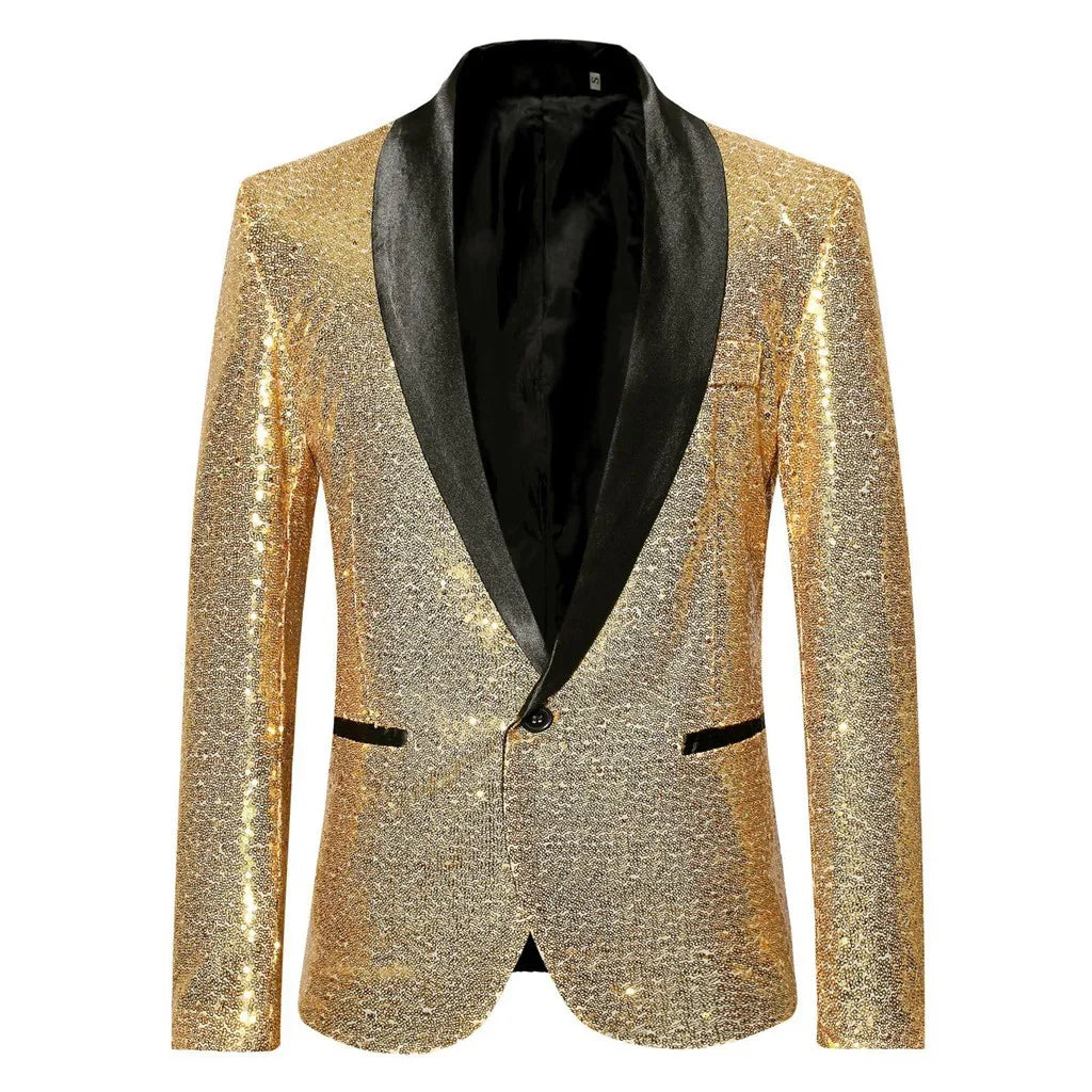 Sparkly Sequin Blazer for Men – Try On Virtually & Buy Confidently!