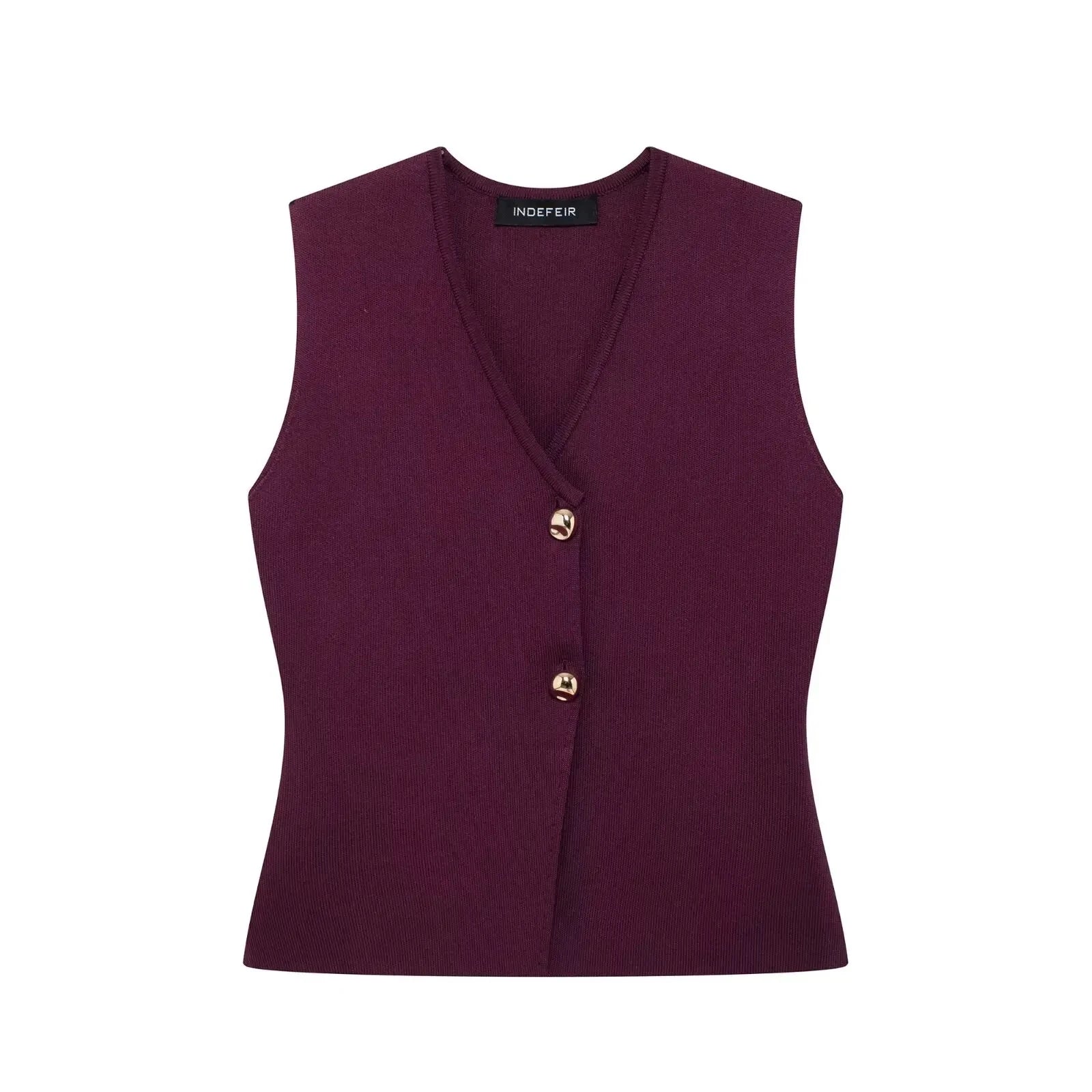 TRAFZA Women's Chic 2-Piece V-Neck Vest & High-Waist Zipper Skirt Set – NZ, Strylez Virtual Try-On