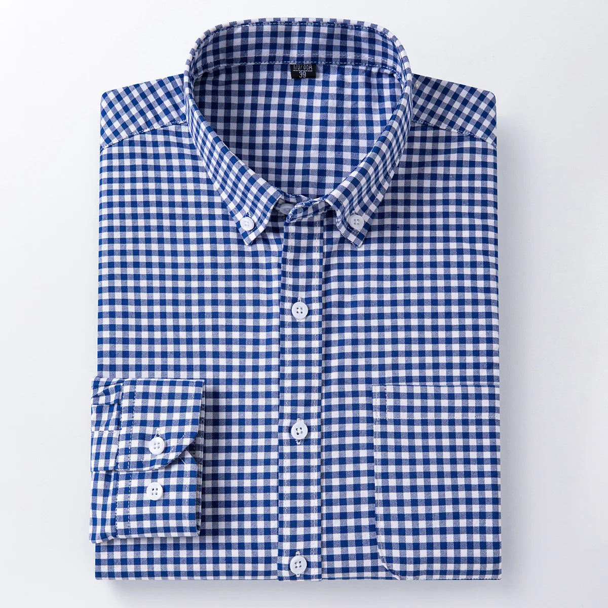 The new men's long-sleeved Oxford cotton shirt is casual trendy, comfortable, versatile and simple for spring, summer and autumn