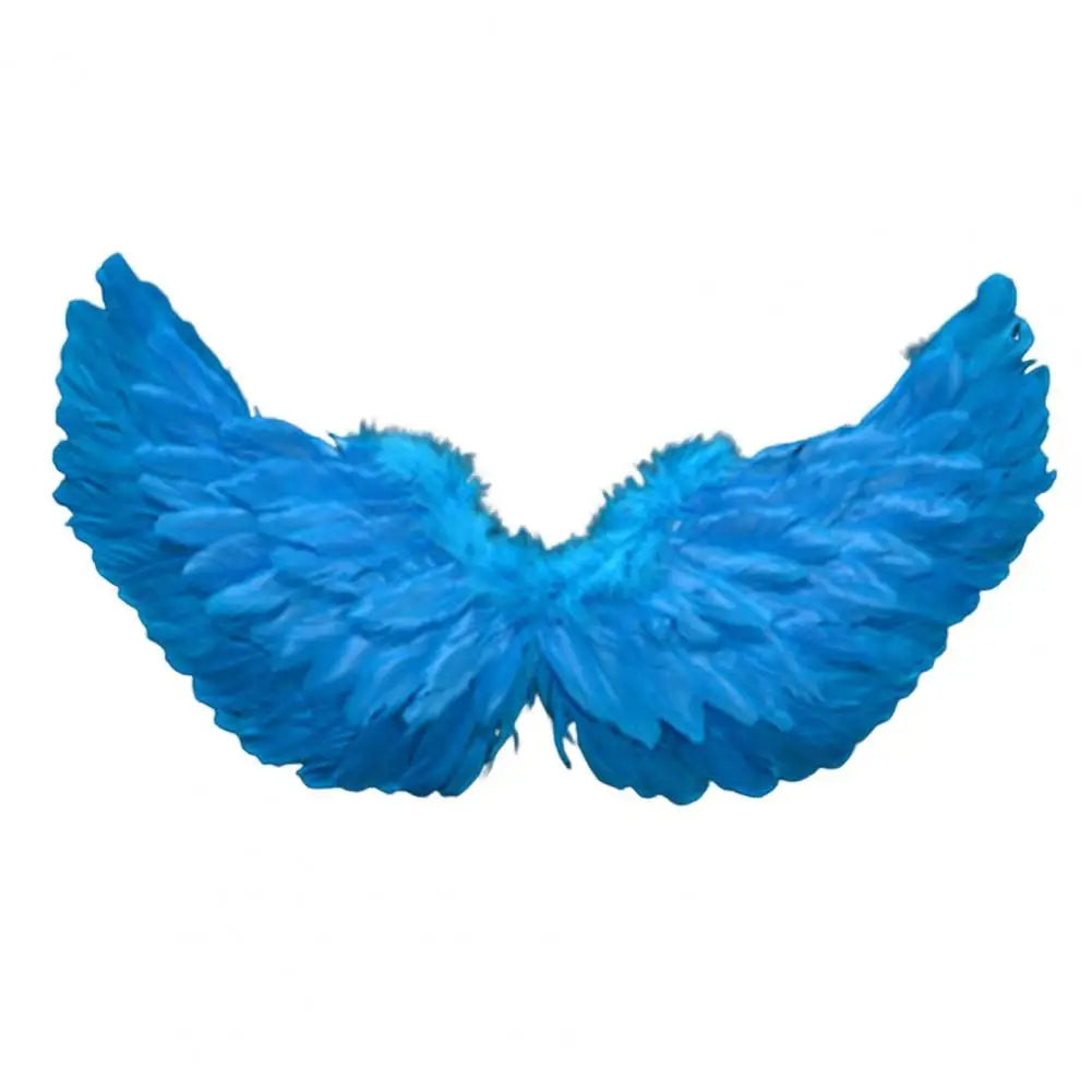 Angel Wings Colorful Feather Wings for Photography Props Cosplay Elastic Straps Kids Adult Wedding Halloween Christmas Birthday