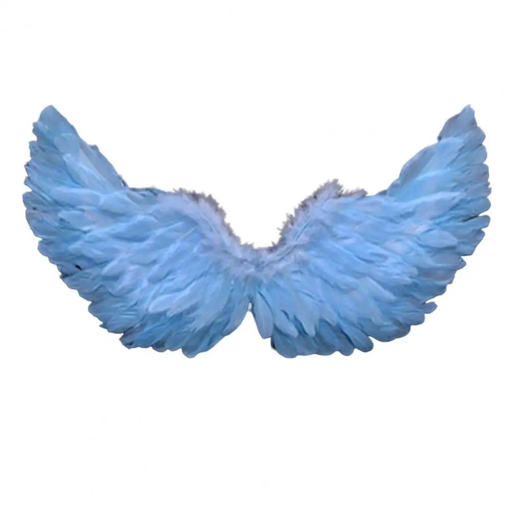 Angel Wings Colorful Feather Wings for Photography Props Cosplay Elastic Straps Kids Adult Wedding Halloween Christmas Birthday