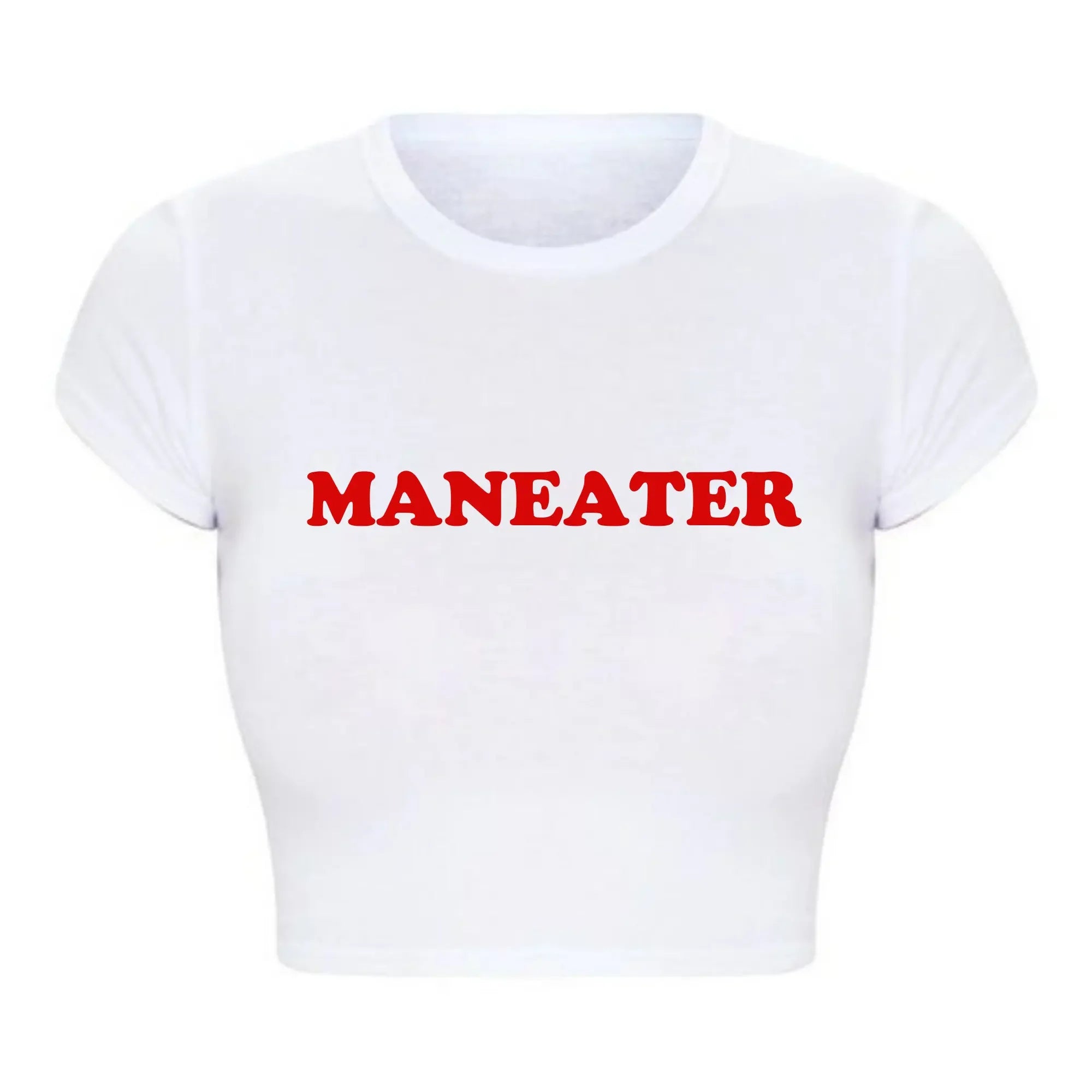 Maneater Vintage Crop Tee - Women's Crop Top | Strylez Virtual Try-On in New Zealand | Shop Online & Buy Confidently