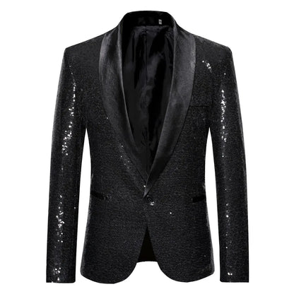 Sparkly Sequin Blazer for Men – Try On Virtually & Buy Confidently!