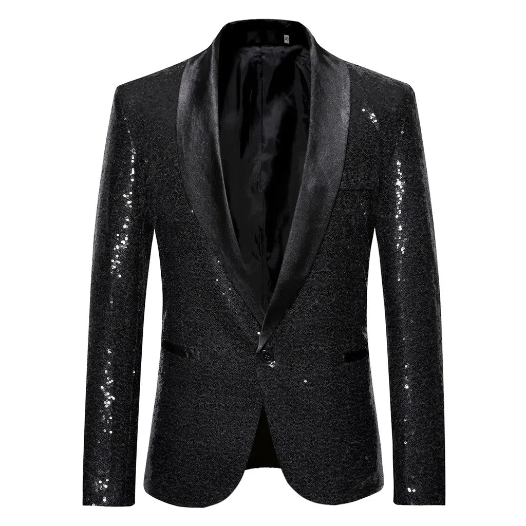Sparkly Sequin Blazer for Men – Try On Virtually & Buy Confidently!