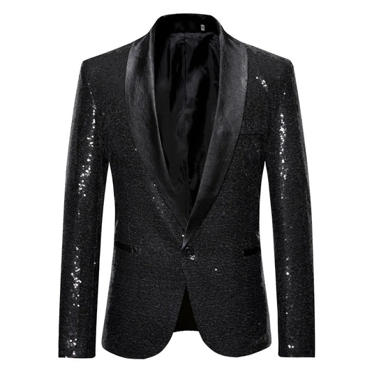 Sparkly Sequin Blazer for Men – Try On Virtually & Buy Confidently!