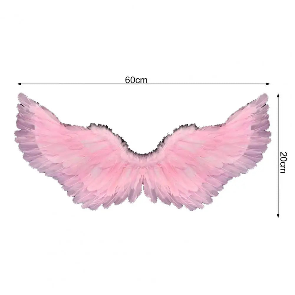 Angel Wings Colorful Feather Wings for Photography Props Cosplay Elastic Straps Kids Adult Wedding Halloween Christmas Birthday