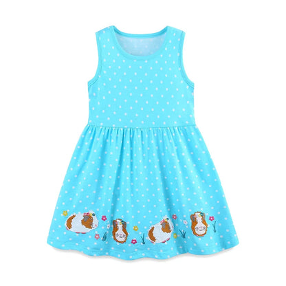 Summer Princess Dresses with Cute Embroidery -Try Virtually,  Buy Confidently!