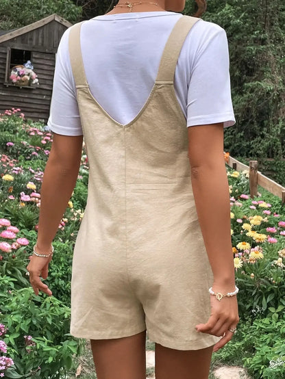 Maternity Jumpsuits Knee-length Plus Size Summer Fashion Pregnant Woman Rompers Solid Color Pregnancy Overalls Cotton Clothes