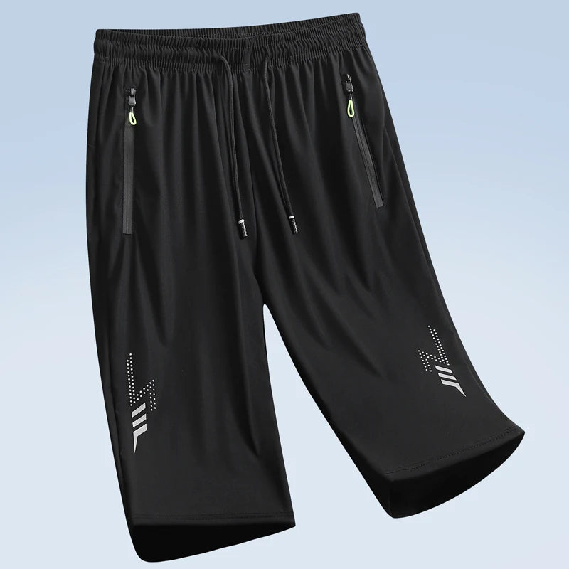 Men's Quick-Dry Summer Board Shorts with Zipper Pockets | Beach, Gym, Running - New Zealand | Strylez Virtual Try-On