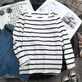Striped Women's Long Sleeve T‑Shirt | Strylez Virtual Mirror Try-On App – New Zealand