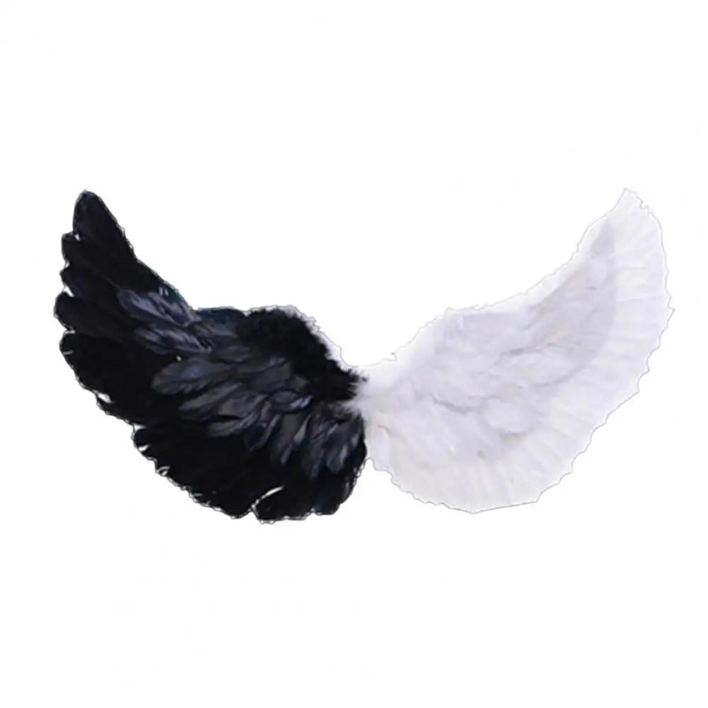Angel Wings Colorful Feather Wings for Photography Props Cosplay Elastic Straps Kids Adult Wedding Halloween Christmas Birthday